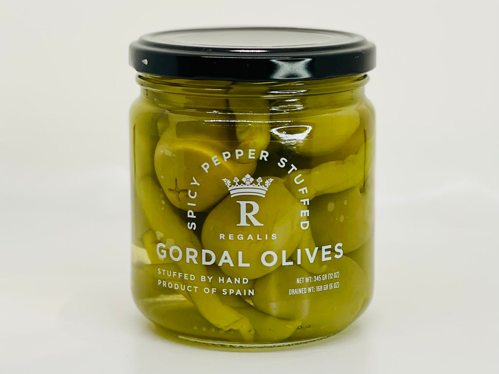 Regalis Spicy Pepper Stuffed Gordal Olives