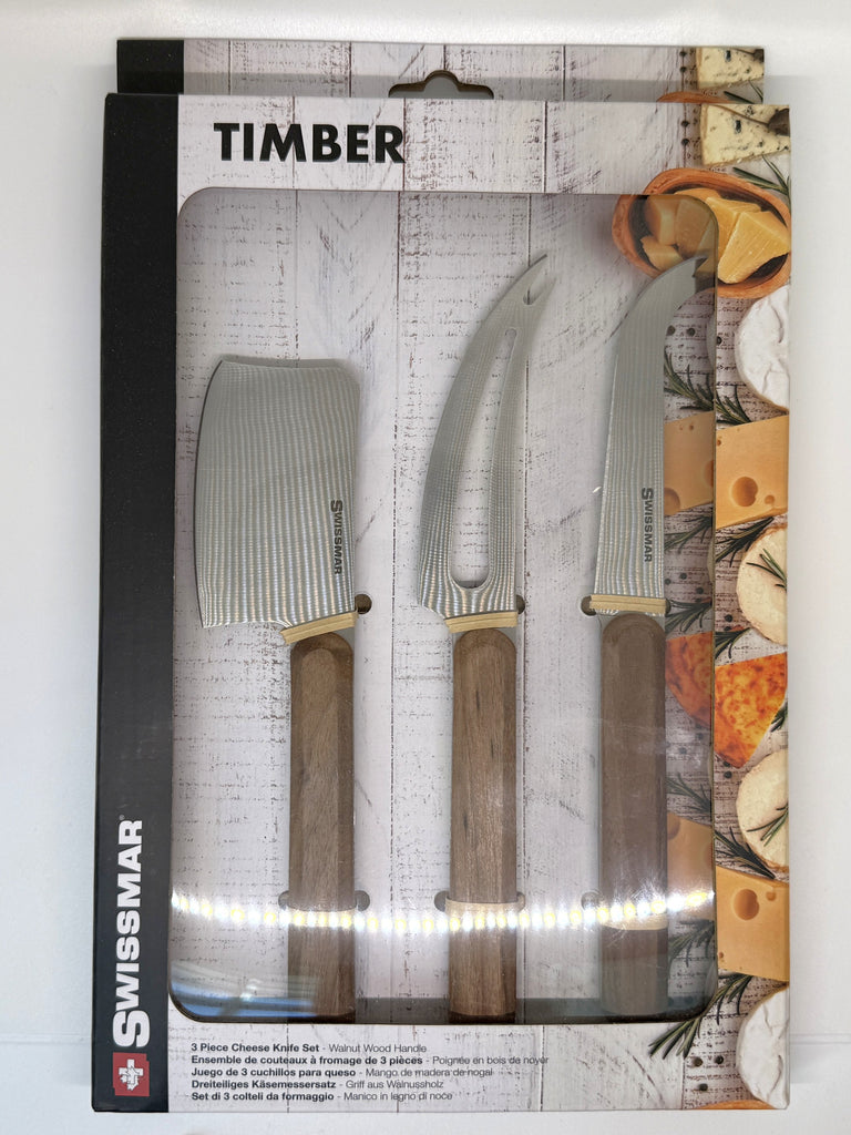 Timber 3-Piece Cheese Knife Set