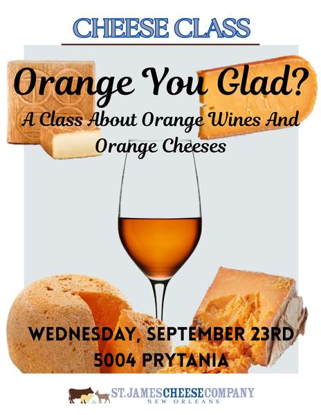 WEDNESDAY SEPTEMBER 23 - Orange You Glad