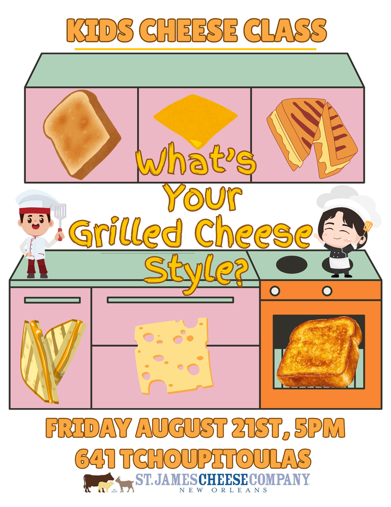 FRIDAY AUGUST 21st:  What's Your Grilled Cheese Style?