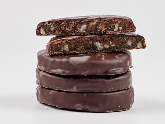 Date Pesetas (Chocolate Covered Date Almond Disc)