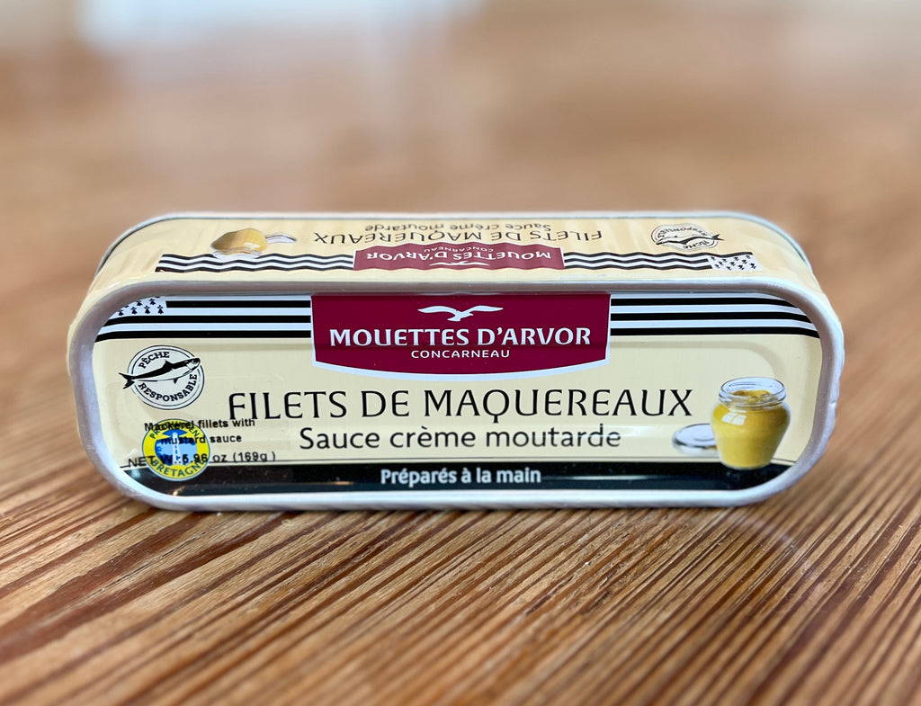 Mackerel Fillets with Mustard Sauce